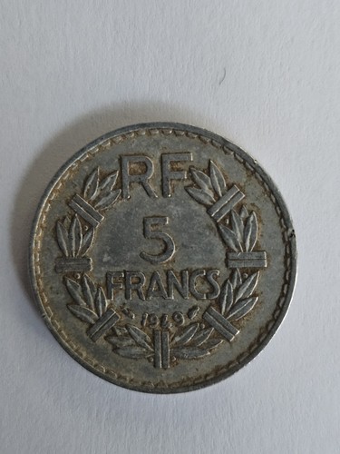 piece 5 francs 1949 b