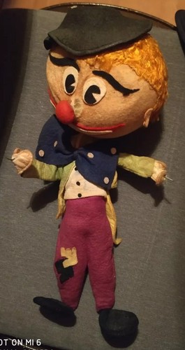 Poupée marionnette clown - poupée,