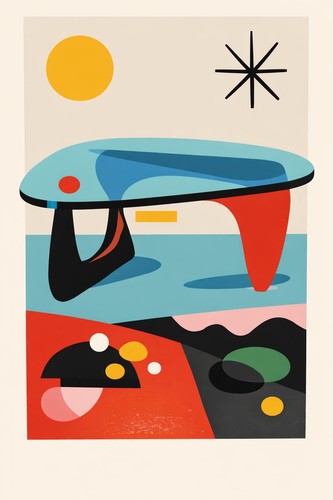 Noguchi table mid century - noguchi,