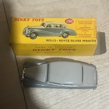 Dinky Toys 150 Rolls Royce Silver Wraith Boîte Endommagée