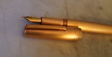 STYLO PLUME JACQUES HERBIN PL. OR FINITION BROSSEE - PLUME F - DESIGN SUPERBE