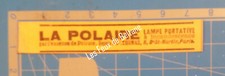 Publicité LA POLAIRE lampe portative pétrole petrol lamp 1900 advert