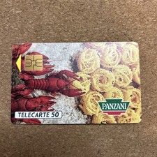 TÉLÉCARTE  D429 PRIVÉE PANZANI HOMARDS  Variété Laser Sur Embouti Rare