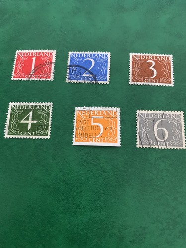 Timbres nederland 2 3 - nederland, 2,