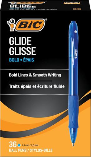 Glide bold blue ballpoint - bold,