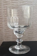 ANCIEN VERRE à ABSINTHE à facettes / pans coupés / XIXème / Absinthe glass