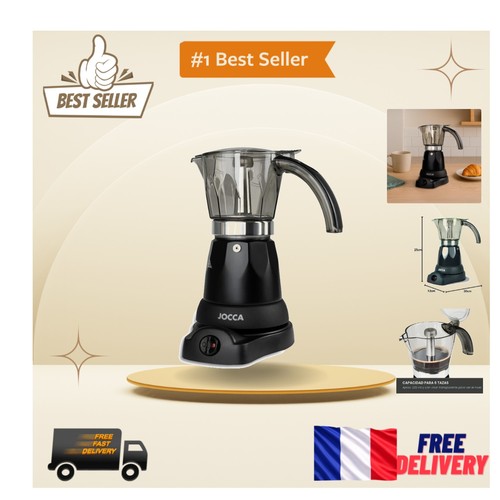 Cafetière électrique inox - inox, 6