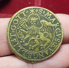 #77-117 ~ Token / Jeton - Nuremberg - Jeton de compte au lion de Saint-Marc RARE