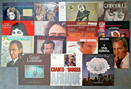 Lot disques vinyles 33 - lot,