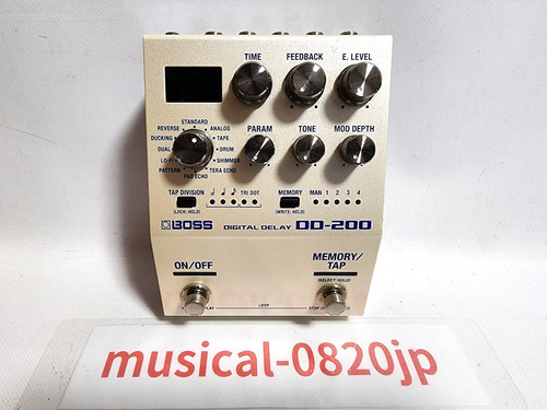 Pédale effet boss 200 - d'effet, dd-200