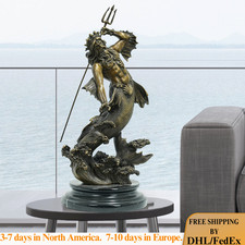 33cm Poseidon Neptune Bronze