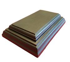 Socle Support Présentoir  bois noir  20 cm x 13 cm