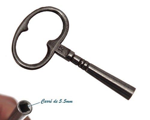 Ancienne clé pendule clef - de,