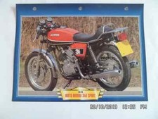 CARTE FICHE MOTO MOTO MORINI