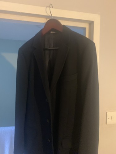 Manteau noir laine - en,