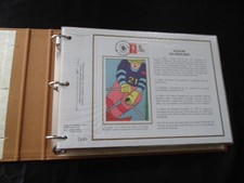 50 documents philatéliques CEF soie 1991 en classeur