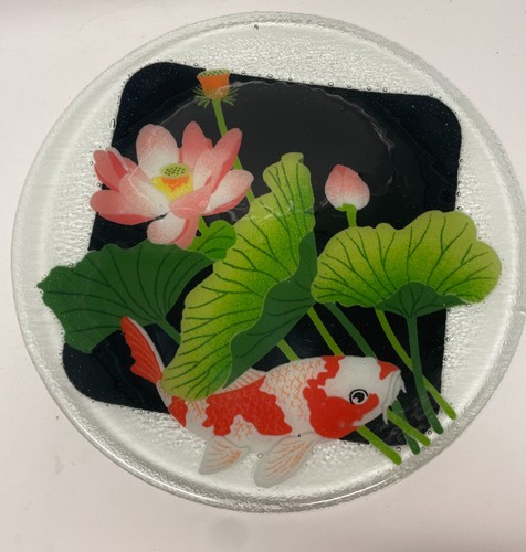 Assiette décorative verre - décorative,