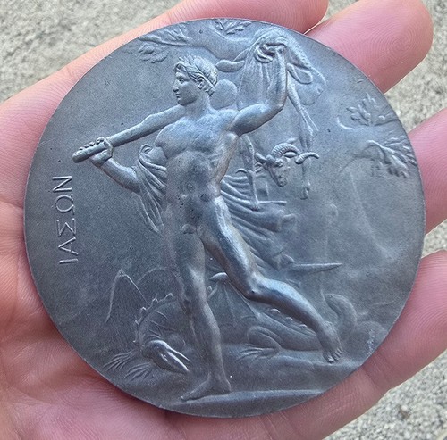 Médaille étain grand - médaille, en
