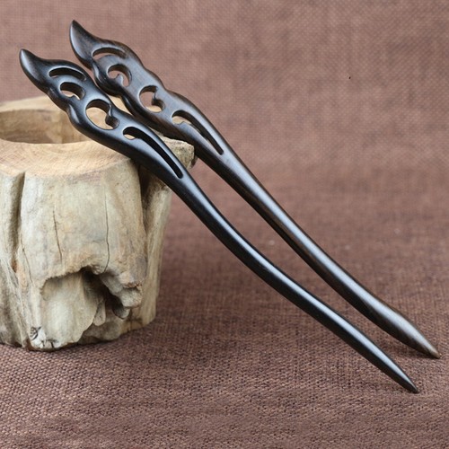 2pcs sticks hairs natural - 2pcs,