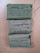 Pansements Individuels mle 1949 BCCP INDOCHINE Para TAP infirmier dien bien phu
