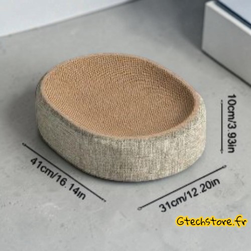 Lit griffoir chat ovale - lit, sisal