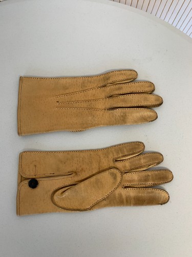 Gants cuir vintage homme - gants,