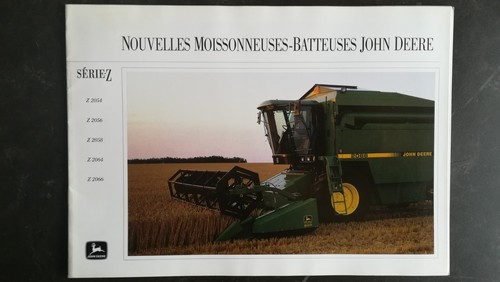 Brochure moissonneuses john - brochure,