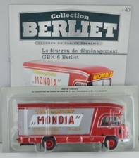 N°40 BERLIET GBK 6 FOURGON DE DEMENAGEMENT MONDIA