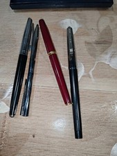 Lot Stylo plume WATERMAN laqué Rouge 1 Stylo Bille 1 Noir AA 1 Reynolds