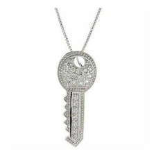 925 Argent Zircone Pendentif