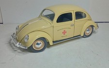 SOLIDO 1/17 VW VOLKSWAGEN COCCINELLE AMBULANCE DEUTSCHE SANS BOITE gé