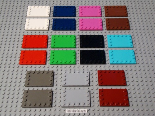 Lego 6180 tile modified - tile, 4x6