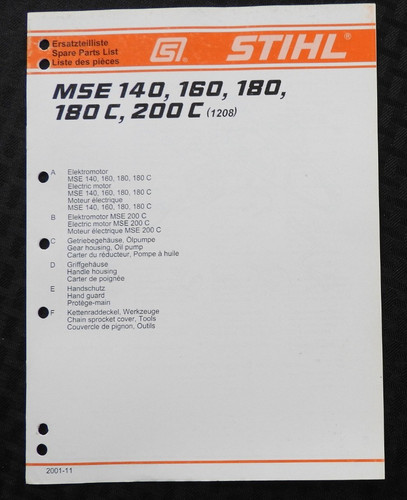Véritable stihl mse 140 160 - véritable,