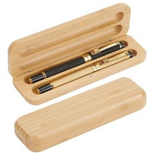 2Pcs Étui à Stylos en Bois