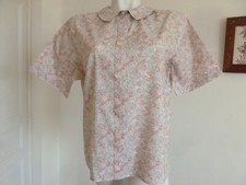BEAU CHEMISIER MARQUE MATERNE COTON IMPRIME LIBERTY TAILLE 44 / 46 TRES FRAIS