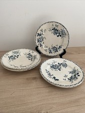 6 ANCIENNES ASSIETTES 3 CREUSES 3 PLATES  ACACIA MOULIN DES LOUPS HAMAGE