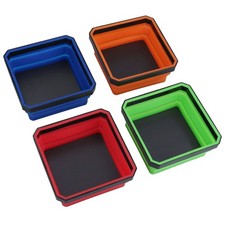 Plateau de rangement pour pièces magnétiques pliable porte-vaisselle en...