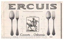 1925 DOCUMENT (ref Nom 3520)  PUB  : ORFEVRERIE ERCUS POINCON CENTAURE  1/2p