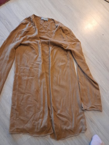Gilet long cachemire - cachemire, acanthe