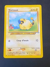 CARTE POKEMON WATTOUAT 75/105 FR COMMUNE WIZARDS NEO DESTINY - TBE/EXC