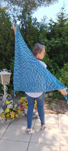 Shawl châle handmade - châle, crochet