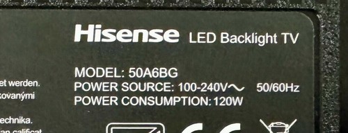 Panne complète led hisense - complète,