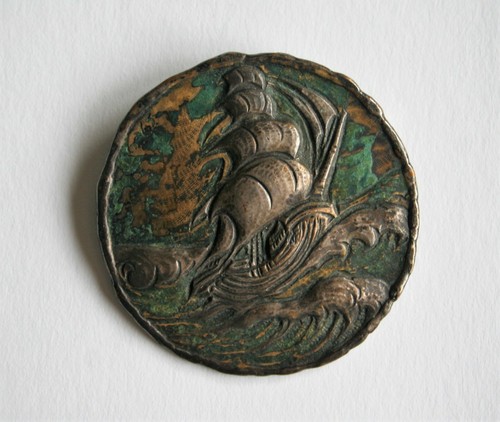 Broche art déco nouveau - broche,