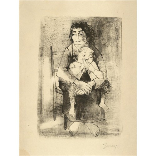 Jansem jean lithographie - jansem,