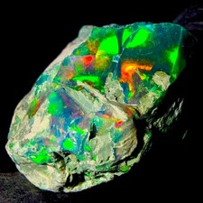 Naturel Feu Opal, Noir Opal