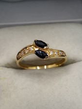 Ancienne Bague Plaquer Or 18k