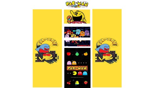 Stickers pac man - , universel