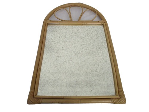 Miroir bambou rotin - et,