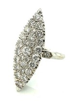MAGNIFIQUE BAGUE OR 18 CARATS - Marquise en Diamants 2,60 carats - 6,82 g