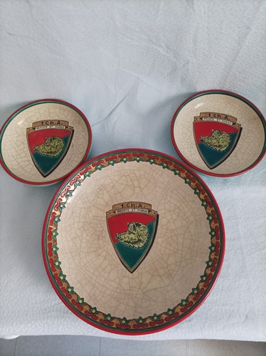 Rare lot assiettes longwy - rare,